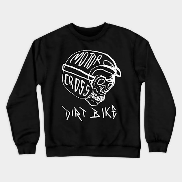 dirt bike Crewneck Sweatshirt by grimmfrost